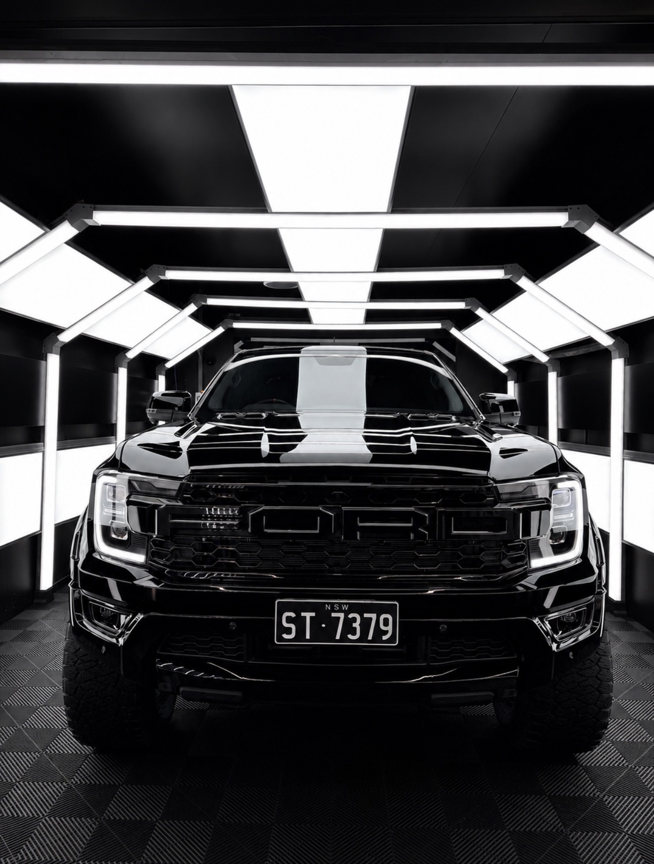 Chrome delete Townsville — Ford Raptor gloss black badge and grille blackout