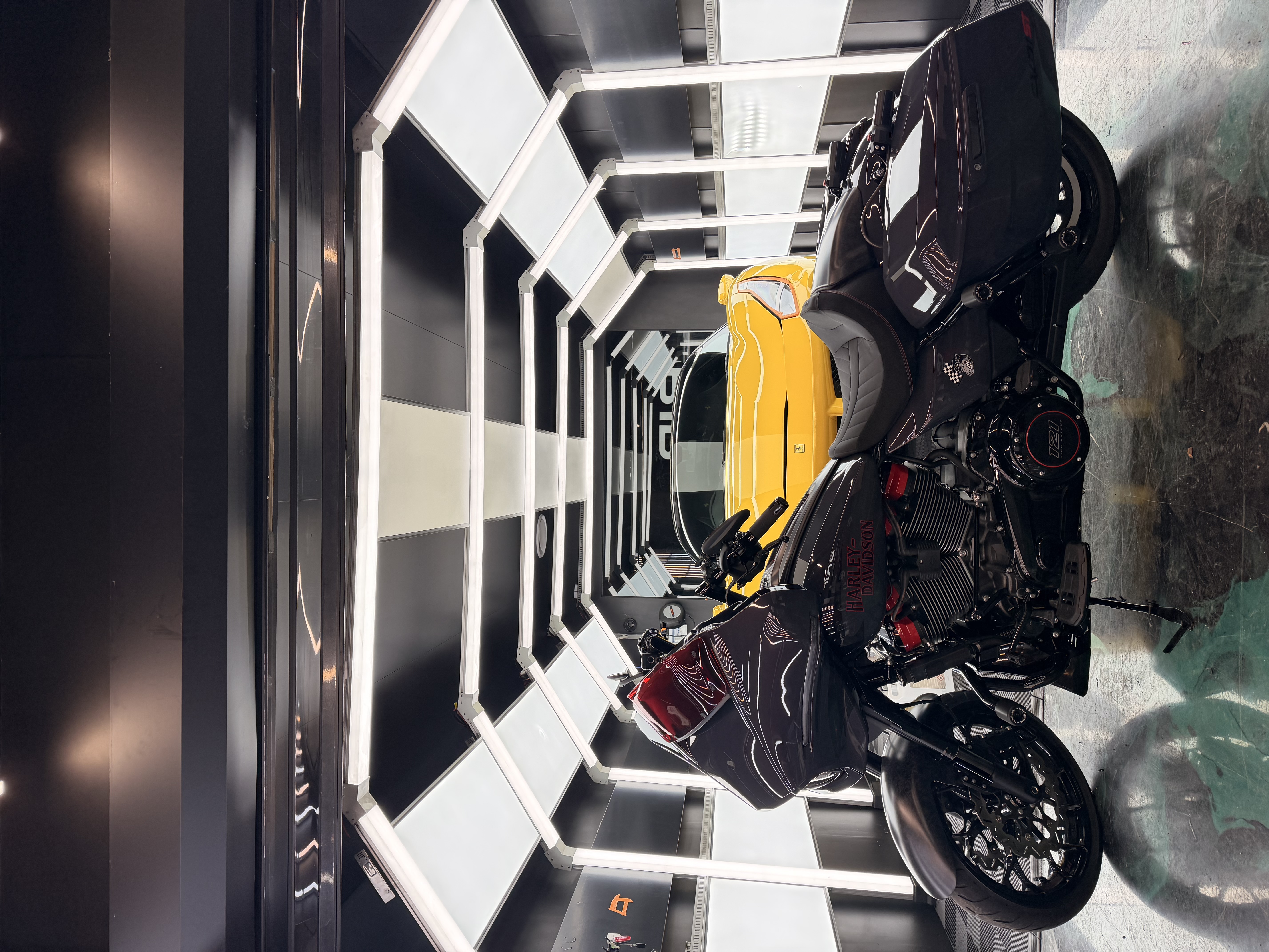 Ceramic coating Townsville — Harley Davidson custom motorcycle ceramic detail