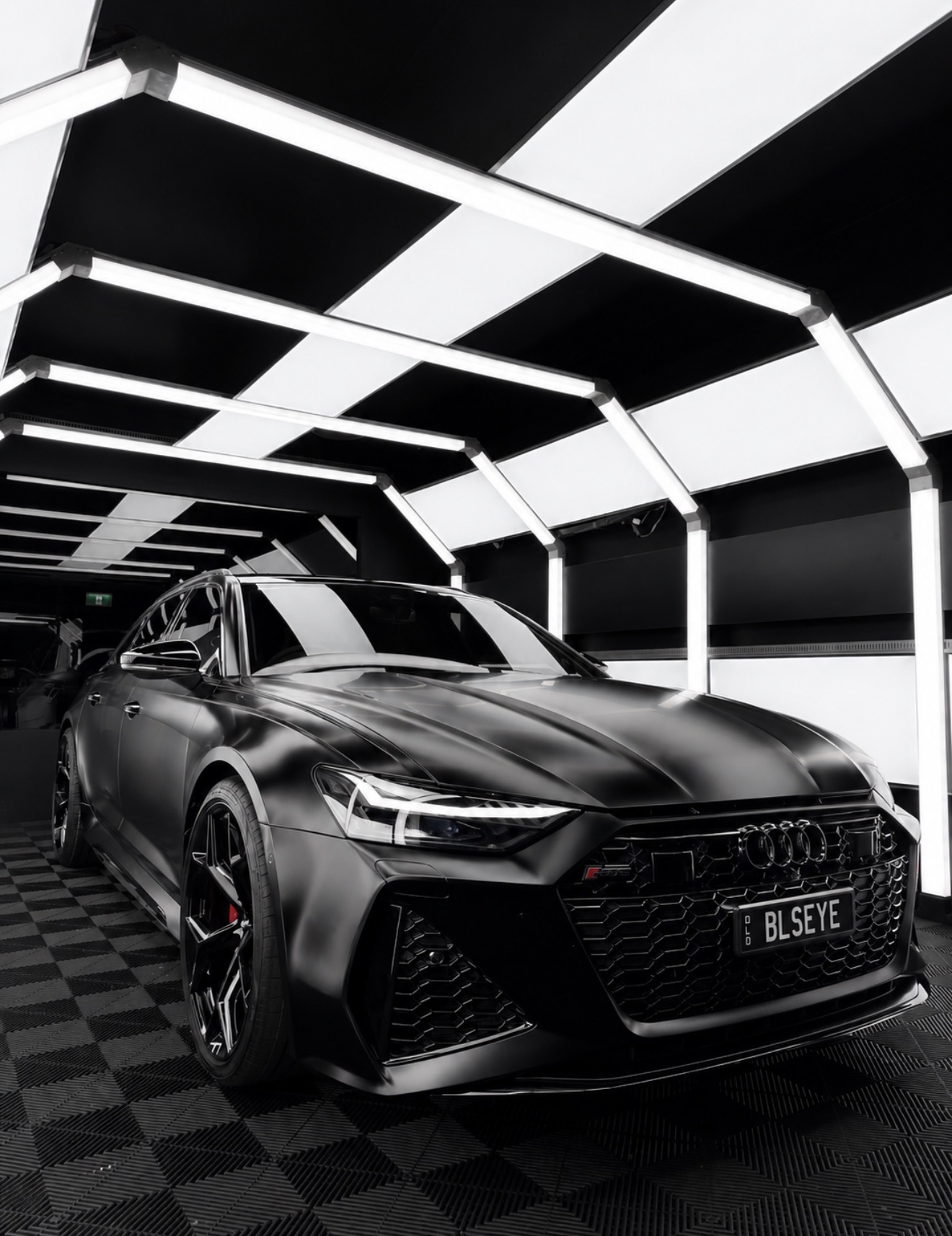 PPF Townsville — Audi RS6 matte black full-body paint protection film