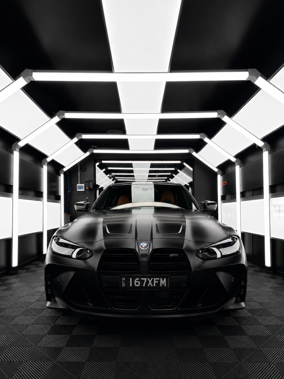 Paint protection film Townsville — BMW M3 matte black full-body PPF